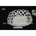 fine porcelain decorative fruit basket,fruit bowl